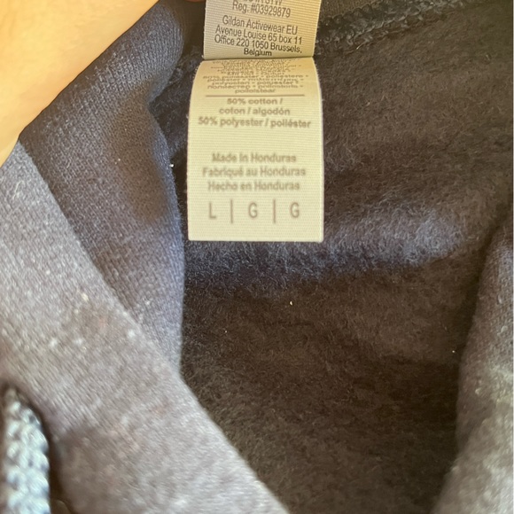 custom navy blue y2k #1 hater hoodie - Picture 2 of 3